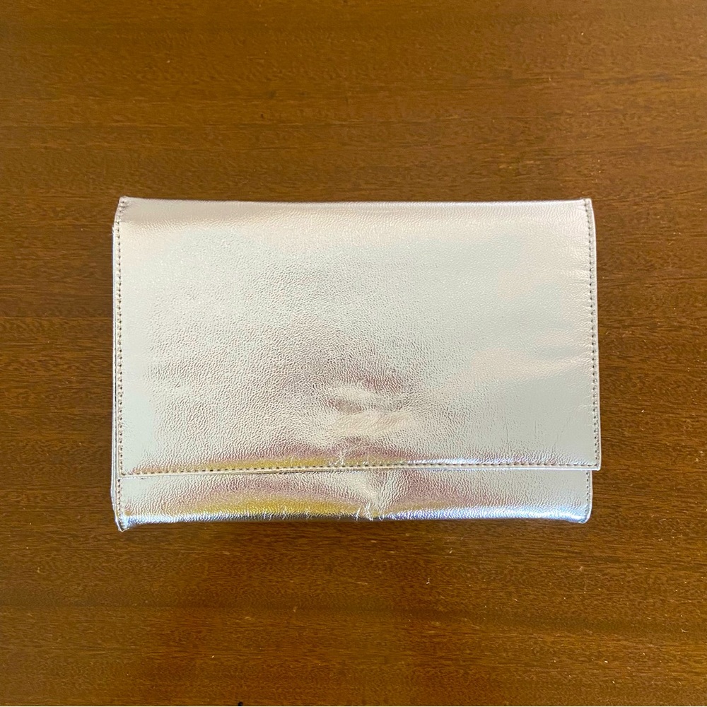 Vintage Silver Chrome Clutch